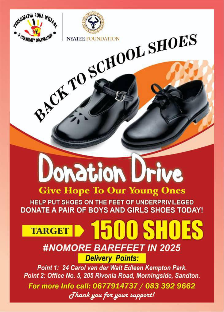 Back to School Shoes Donation Drive